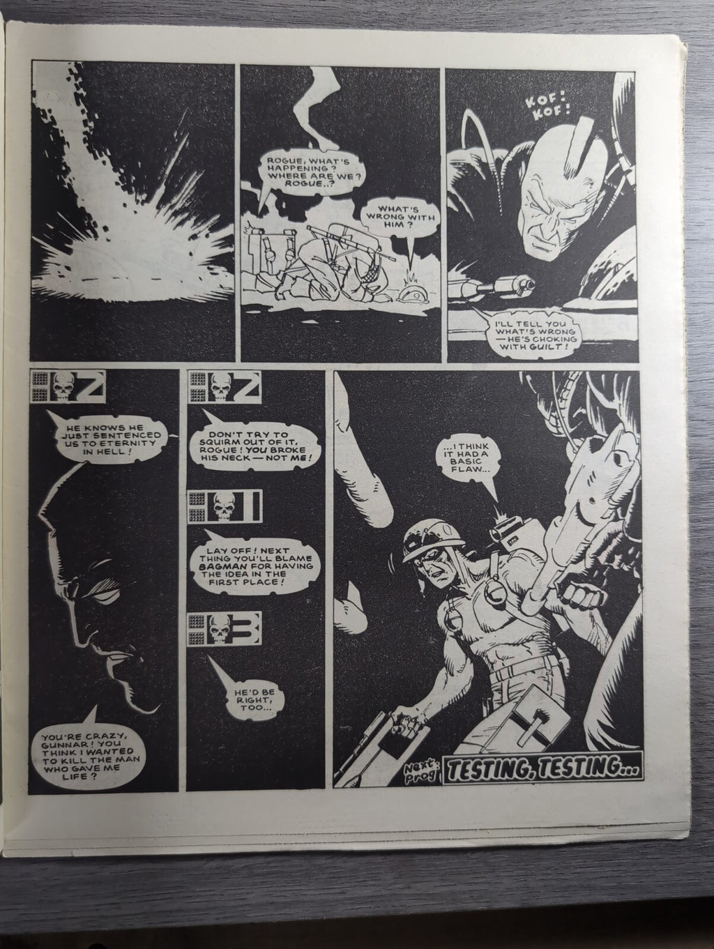 2000AD Prog 496 Featuring Judge Dread Comic 15th Nov 1986 Vintage Retro Comic