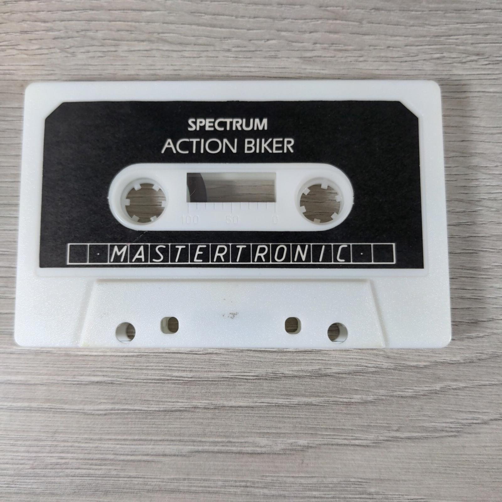 Action Biker Clumsy Colin ZX Spectrum 48K 128K Game Cassette Tested & Working