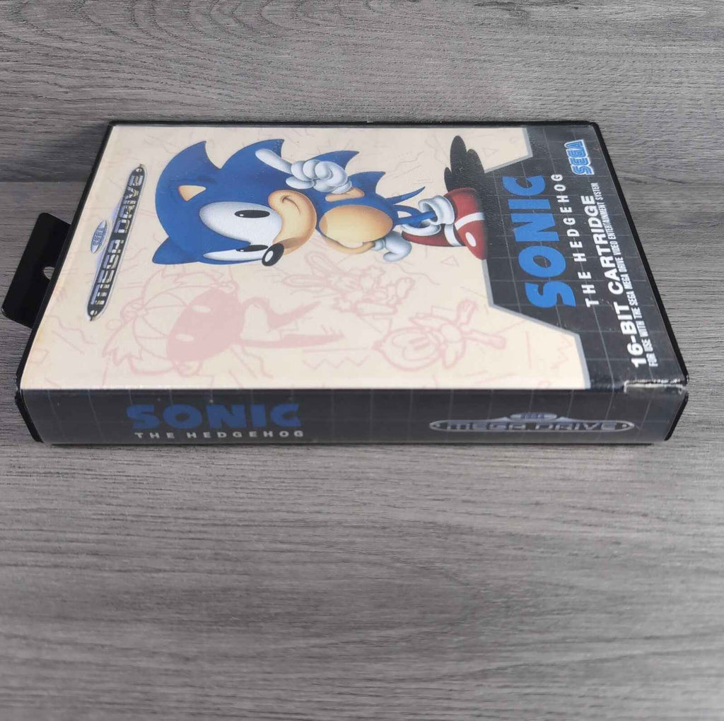 Sonic The Hedge Sega Mega Drive Game & Manual Tested & Working UK PAL Region