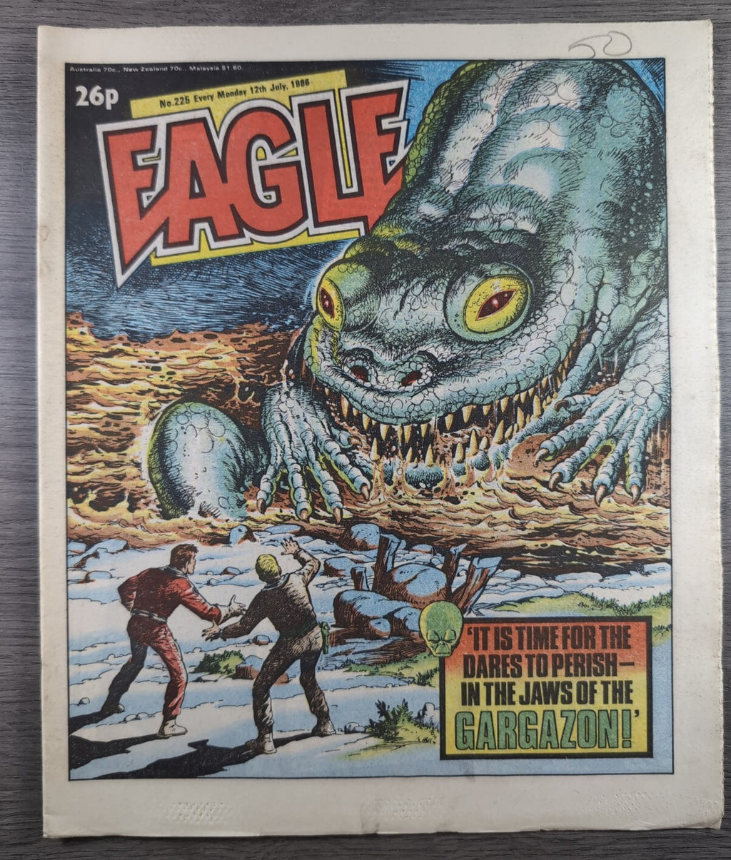 Eagle Comic Issue No. 225 12th July 1986 Vintage Retro UK Comic