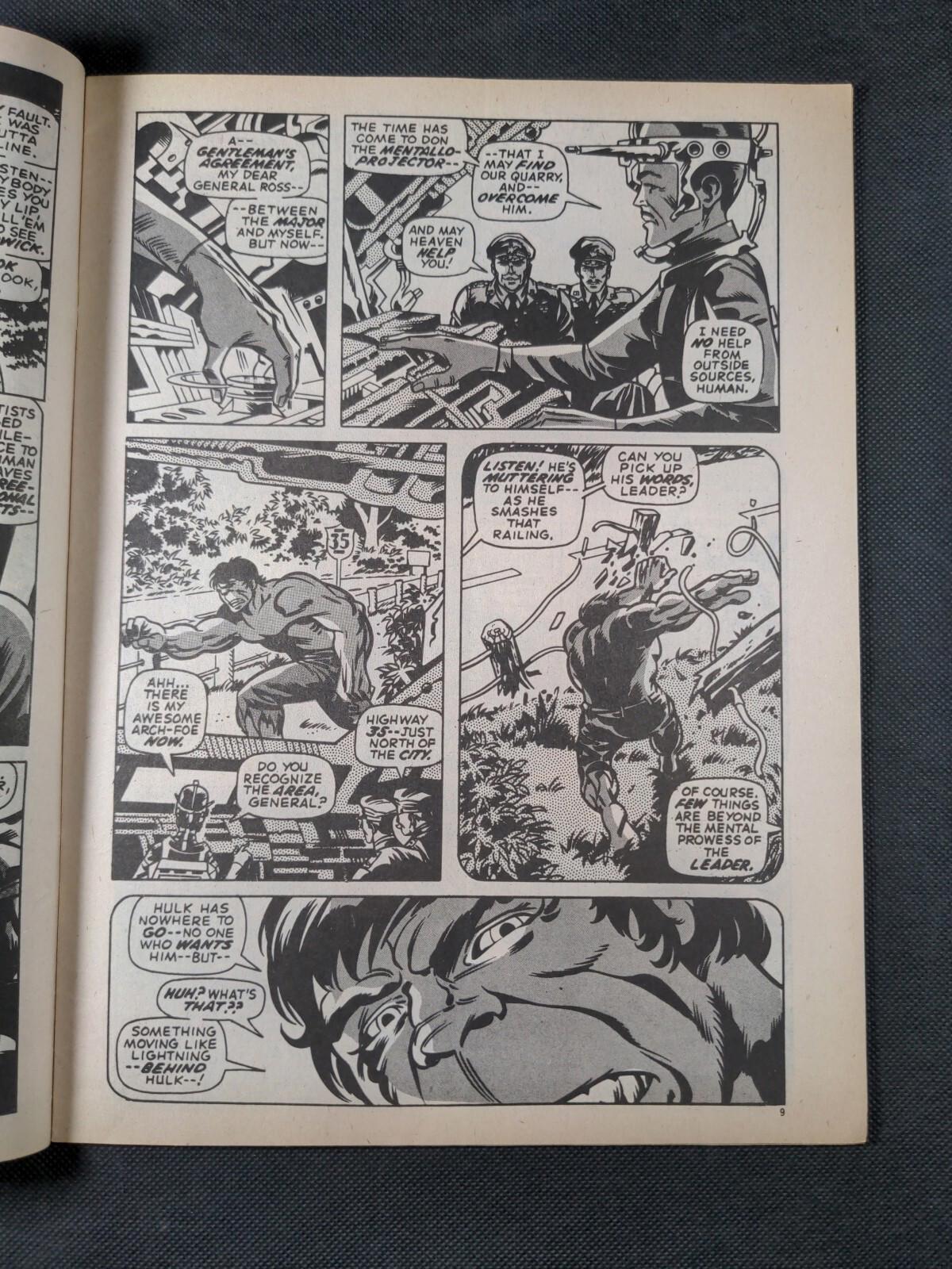 Mighty World of Marvel Issue No 107 October 1974 Marvel UK Vintage Comic