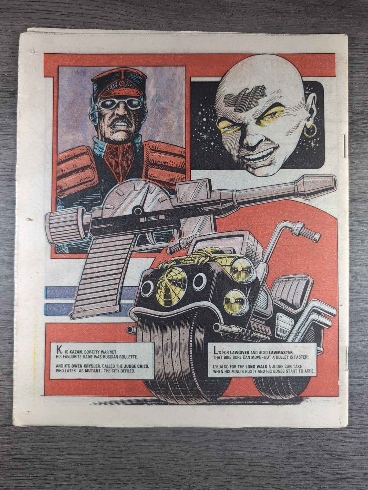 2000AD Prog 506 Featuring Judge Dread Comic 24th Jan 1987 Vintage Retro Comic