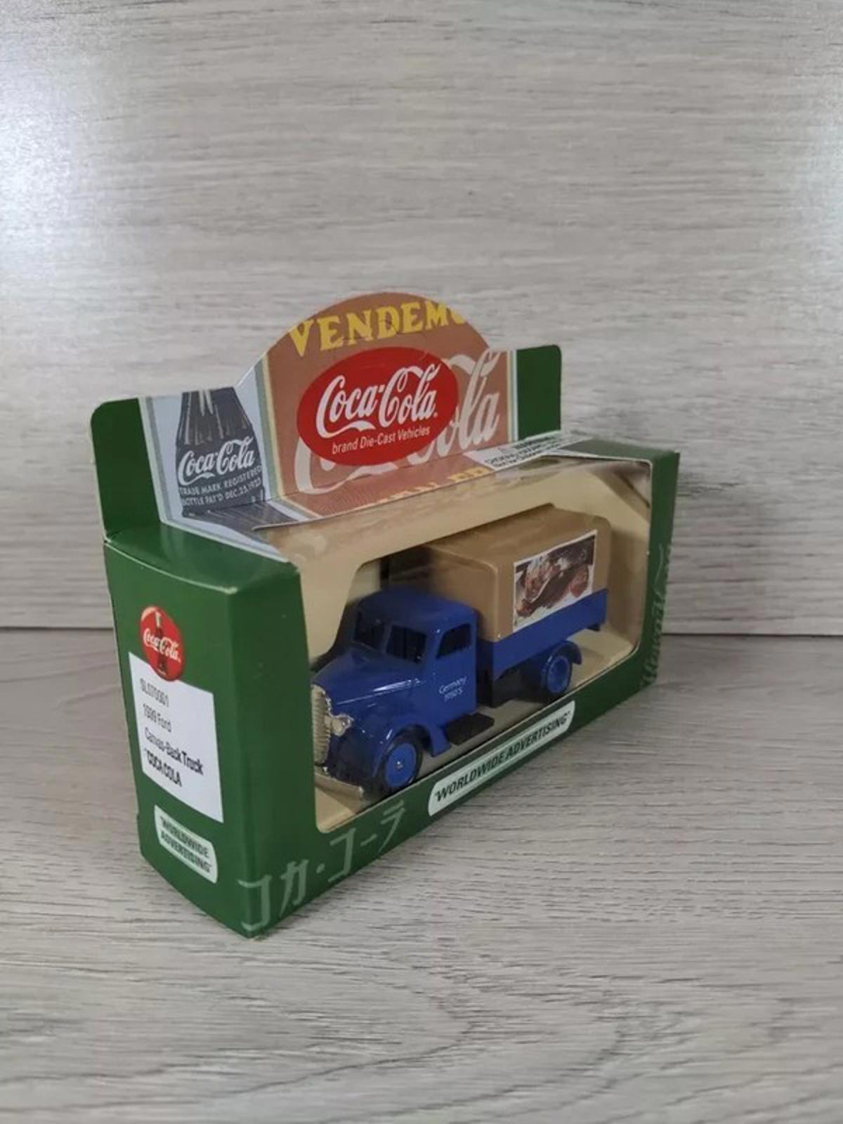 Lledo Coca Cola 1939 Ford Canvas Back Truck SL07001 Diecast Model Van