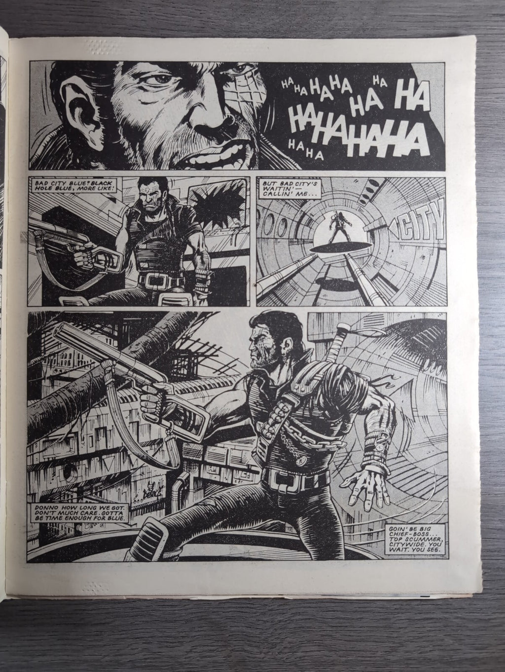 2000AD Prog 477 Featuring Juddge Dread Comic Date 5th July 1986 Vintage Comics