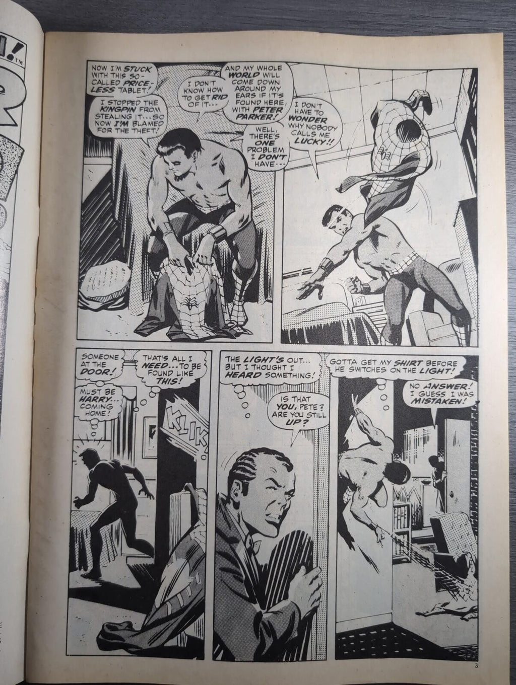 Spider-Man Comics Weekly No83 Marvel Comics UK 14th September 1974 Vintage Comic