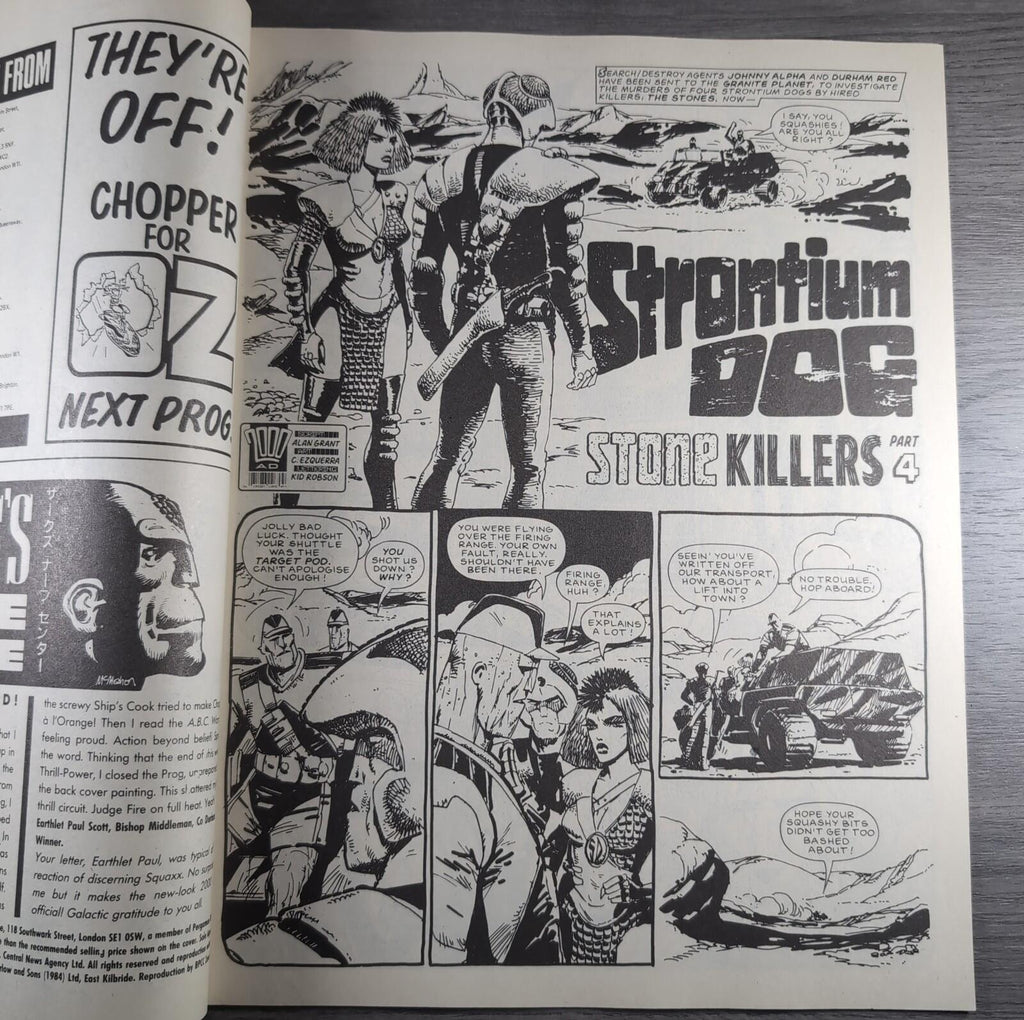 2000AD Prog 563 Featuring Judge Dredd 27th February 1988 Vintage Comic