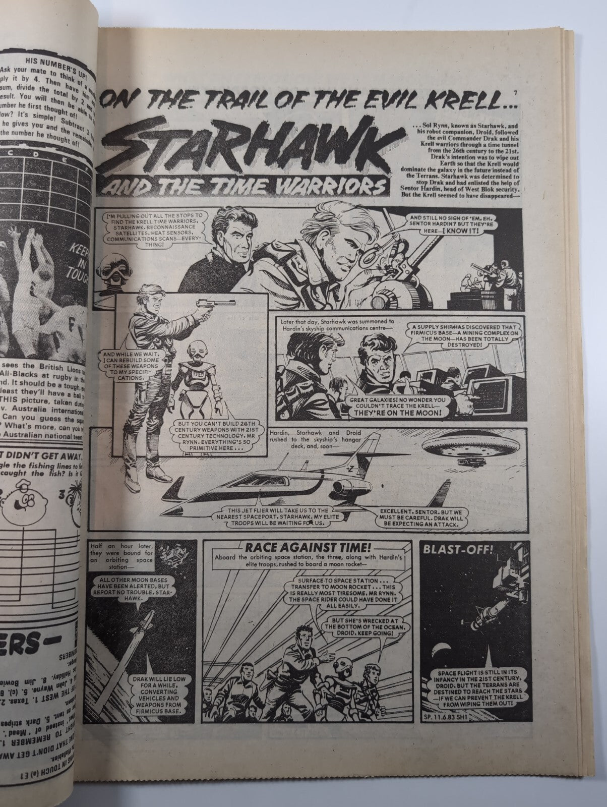 Spike Comic Issue No. 21 June 11th 1983 D.C Thomson Vintage Retro Comic