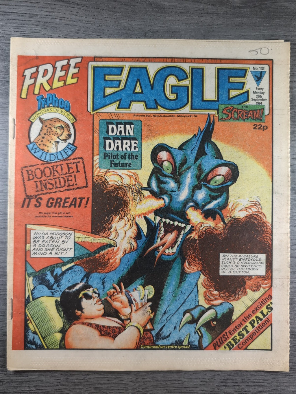 Eagle Comic Issue No. 132 25th September 1984 Vintage Retro UK Comic