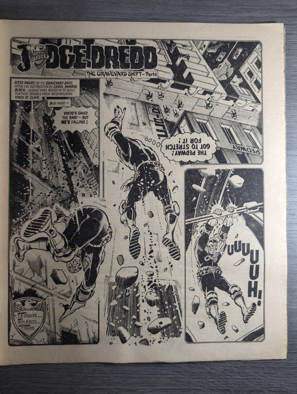 2000AD Prog 340 Featuring Judge Dredd Comic 29th Oct 1983 Vintage Retro Comic