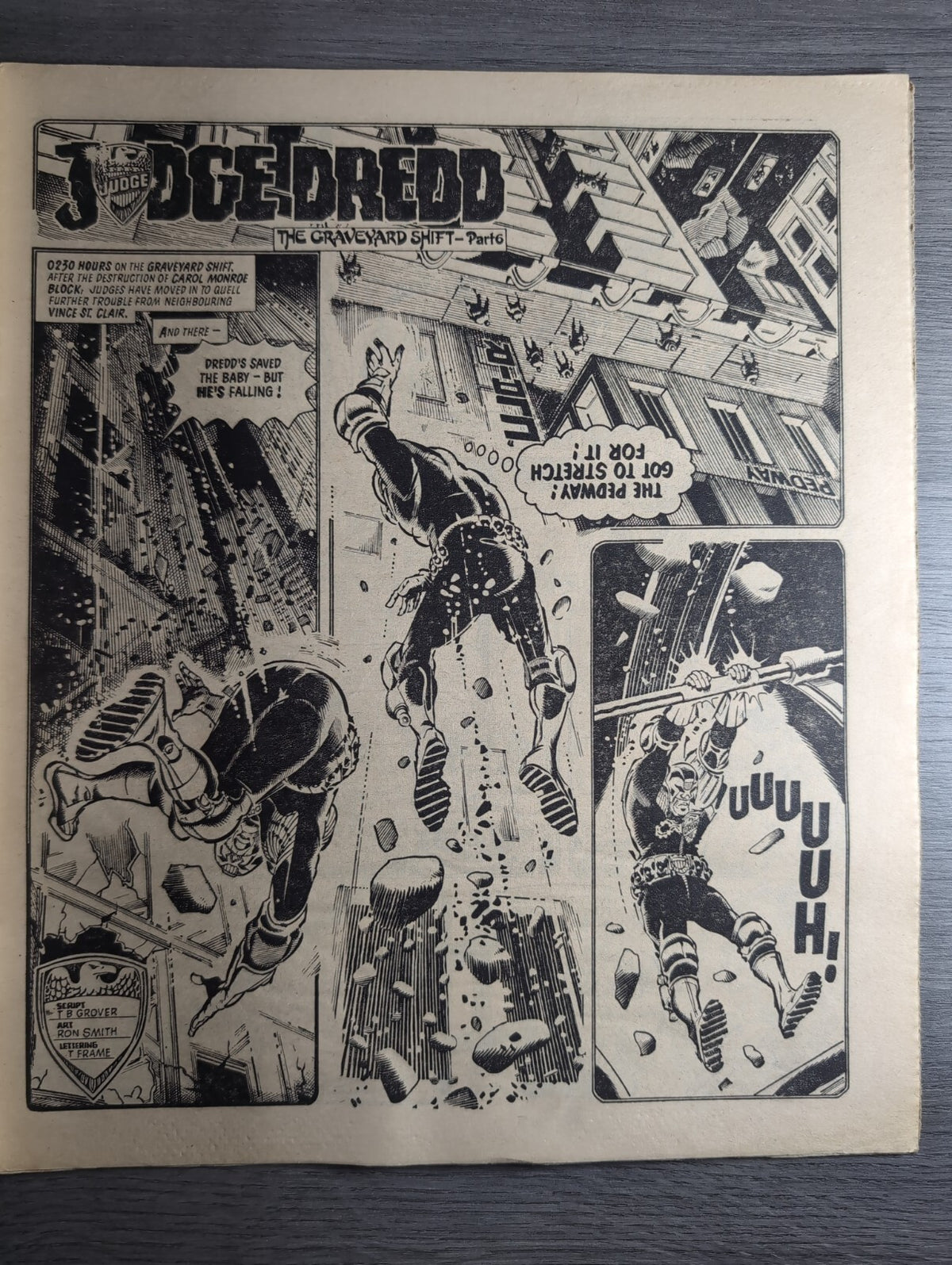 2000AD Prog 340 Featuring Judge Dredd Comic 29th Oct 1983 Vintage Retro Comic