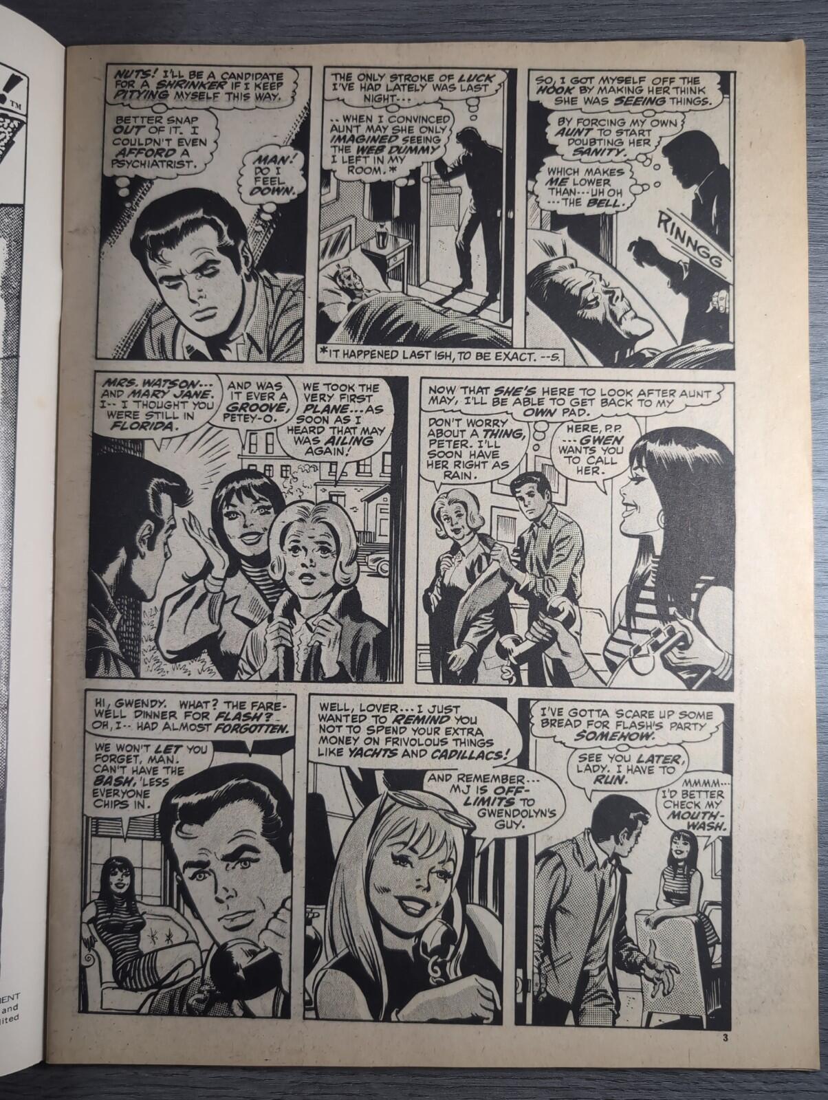 Spider-Man Comics Weekly No 101 Marvel Comics UK 18th January 1975 Vintage Comic
