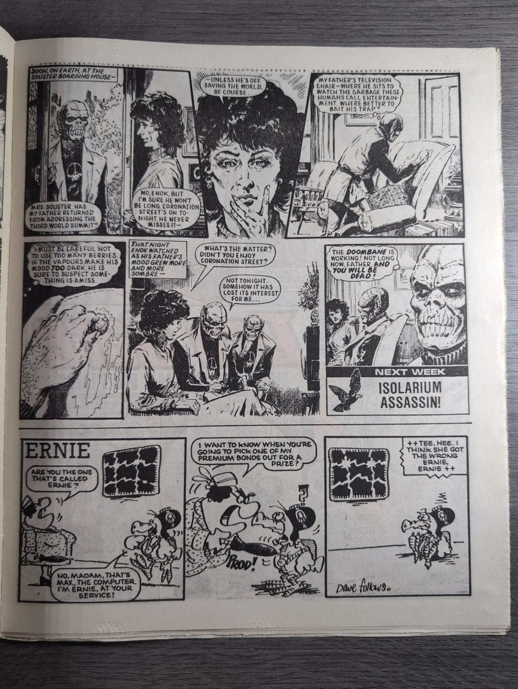 Eagle Comic Issue No. 224 5th July 1986 Vintage Retro UK Comic