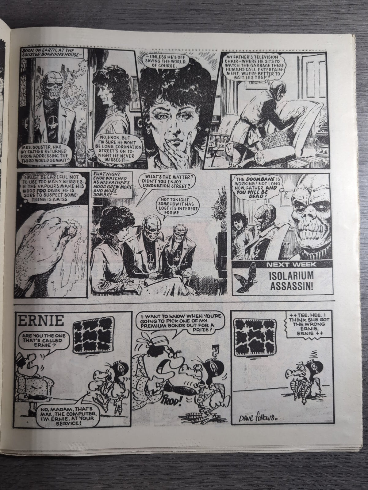 Eagle Comic Issue No. 224 5th July 1986 Vintage Retro UK Comic