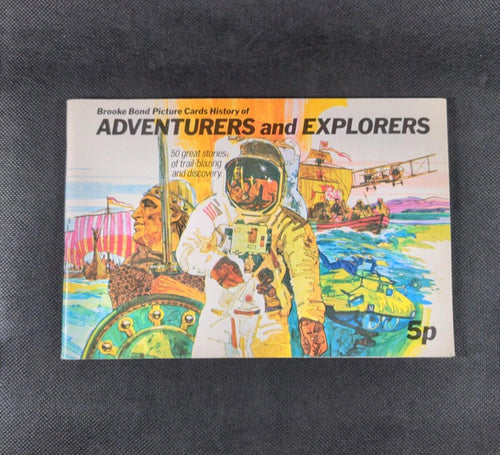 Brooke Bond Picture Cards Blank/Unused Card Album Adventurers & Explorers - Retrorama UK