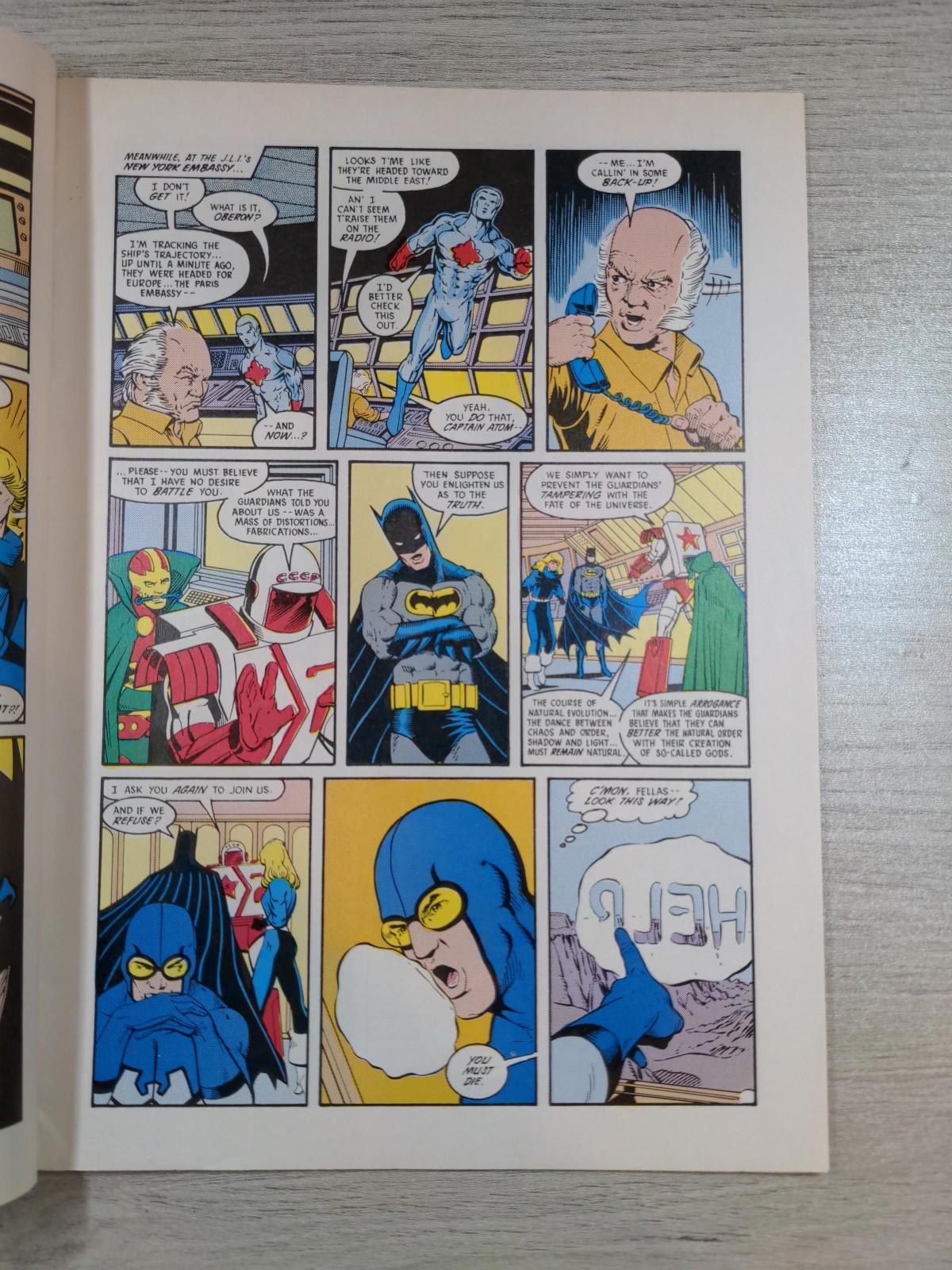DC Comics Superman With Justice League Issue No #35 1990 Vintage Comic